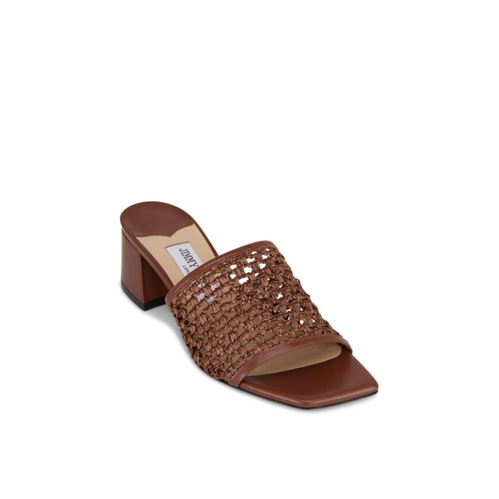 Jimmy Choo Themis raffia sandal